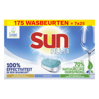 Sun Halfjaarbox: Sun All-in-1 vaatwastabletten Regular (175 vaatwasbeurten)  SSU00135