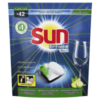 Sun Optimum All-in 1 Vaatwascapsules Citroen (42 vaatwasbeurten)  SSU00154