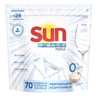 Sun Optimum All-in 1 Vaatwascapsules Pure Bicarbonate Soda (28 vaatwasbeurten)  SSU00128