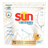Sun Optimum All-in 1 Vaatwascapsules Pure Oranjebloesem & Marseille (28 vaatwasbeurten)  SSU00130