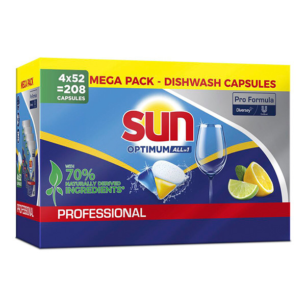 Sun Pro Formula Optimum All in 1 Capsules (208 vaatwasbeurten) SSU00201 - 1