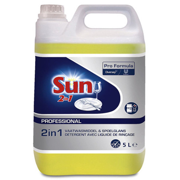 Sun Professional 2 in 1 Vaatwasmiddel & Spoelglans (5 L) SSU00263 - 1