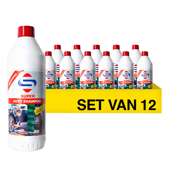 Aanbieding: Super Autoshampoo (12 flessen - 1 liter) SSU00356 - 1