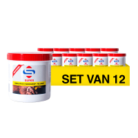 Aanbieding: Super Industriële Handzeep Geel (12 potten - 600 ml) SSU00418