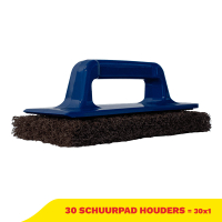 Aanbieding: Super Schuurpad Bruin 25 x 12 cm (30 verpakkingen à 2 stuks) SSU00404