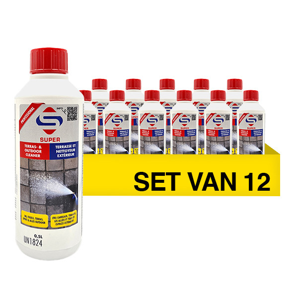 Aanbieding: Super Terras & Outdoor Cleaner (12 flessen - 500 ml) SSU00330 - 1