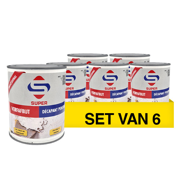 Aanbieding: Super Verfafbijt (6 blikken - 750 ml) SSU00310 - 1