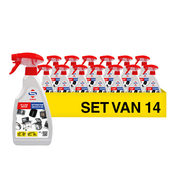 Aanbieding: Super Vet & Roet Reiniger Spray (14 flessen - 500 ml) SSU00368 - 1