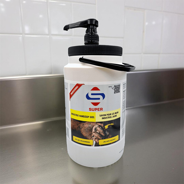 Super Industriële Handzeep Geel met Pomp (3 liter) SSU00419 - 2