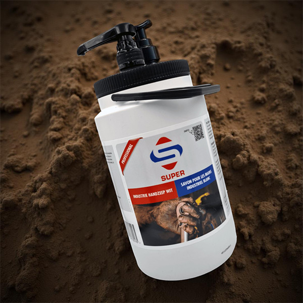 Super Industriële Handzeep Wit met Pomp (3 liter) SSU00415 - 3