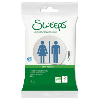 Sweeps Moist Toilet Wipes vochtige doekjes (15 stuks)  SSW00070