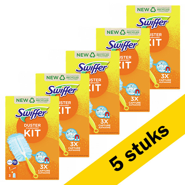 Swiffer Aanbieding: Swiffer Duster Kit + 3 doekjes Ambi Pur (5 stuks)  SSW00521 - 1
