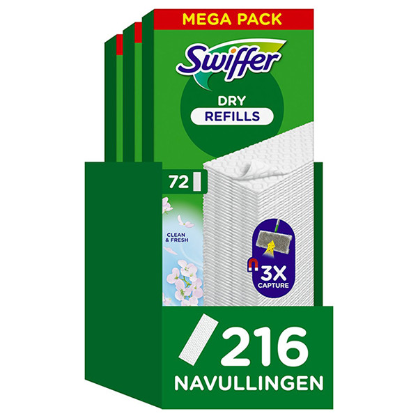 Swiffer Aanbieding: Swiffer Vloer Navuldoekjes (32 dozen - 2304 stuks)  SSW00608 - 1