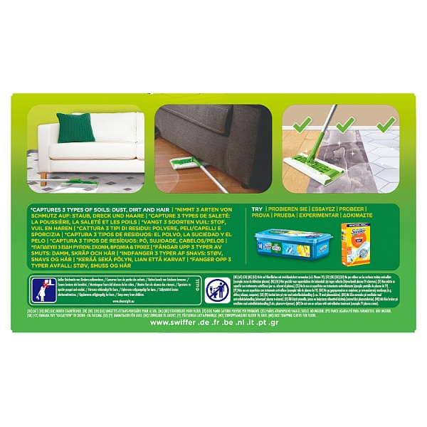 Swiffer Sweeper XXL vloerdoekjes navulling (12 stuks)  SSW00605 - 2