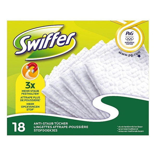 Swiffer Sweeper stofdoekjes navulling (18 stuks) SSW00025 Swiffer Sweeper stofdoekjes navulling (18 stuks) SSW00025 - 1