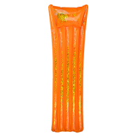 Swim Essentials Opblaasbaar luchtbed oranje met glitters (Swim Essentials)  SSW00511