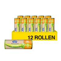 Aanbieding: 12x Swirl vuilniszakken scheurvast & lekvrij Actif Fresh 35 liter (9 stuks) SSW00085