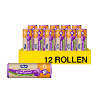 Aanbieding: 12x Swirl vuilniszakken trekband vanille en lavendel voor pedaalemmers 35 liter (9 stuks) SSW00101