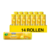 Swirl Aanbieding: 14x Swirl vuilniszakken handvat citroen en meloen 35 liter (20 stuks)  SSW00111