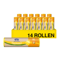 Aanbieding: 14x Swirl vuilniszakken handvat citroen en meloen 35 liter (20 stuks) SSW00111
