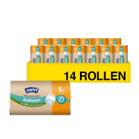 Aanbieding: 14x Swirl vuilniszakken handvat voor badkamer 5 liter (40 stuks) SSW00109