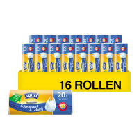 Swirl Aanbieding: 16x Swirl vuilniszakken scheurvast & lekvrij handvat 20 liter (20 stuks)  SSW00079