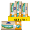 Aanbieding: 4x Vuilniszakken met handvatten 10 liter | Antibacterieel | 37 stuks | Swirl SSW00106 - 1
