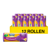 Swirl Aanbieding: Swilr vuilniszakken met trekband 10 liter | Vanille en Lavenvel | 168 stuks  SSW00097