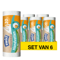 Aanbieding: Swirl Afvalzakken scheurvast met handvat 20 liter (6 rollen à 17 zakken)