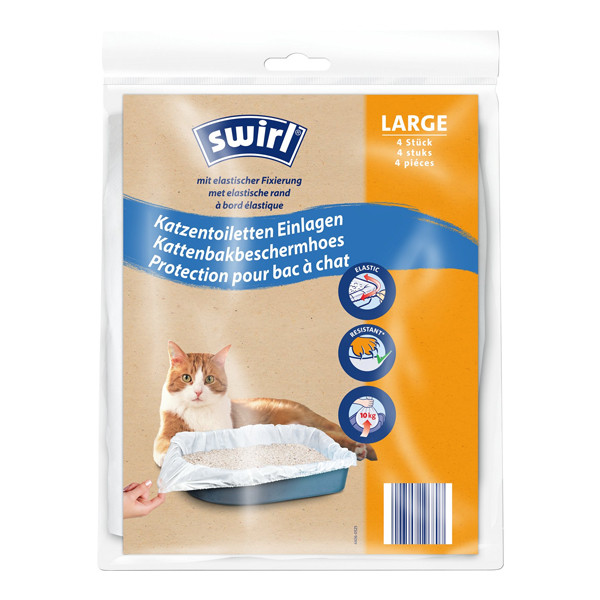 Kattenbak zakken | Maat L | Keep Clean | 4 stuks | Swirl SSW00547 - 1