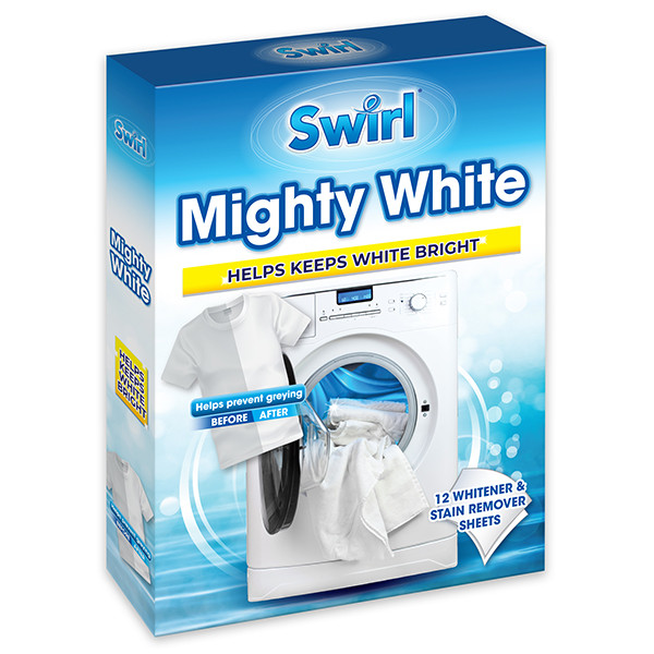 Swirl Mighty White Witmakende & Vlekverwijderende Wasvellen (12 stuks) SSW00620 - 1