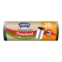 Vuilniszakken met fixeerband 20 liter | Voor pedaalemmers | 15 stuks | Swirl SSW00086