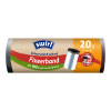 Vuilniszakken met fixeerband 20 liter | Voor pedaalemmers | 15 stuks | Swirl