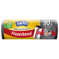 Swirl Vuilniszakken met fixeerband voor pedaalemmers 30 liter | Extra lang | 10 stuks | Swirl XL  SSW00088