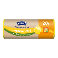 Vuilniszakken met handvatten 20 liter | Geparfumeerd | 25 stuks | Lemon & Melon SSW00519
