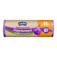 Vuilniszakken met trekband 35 liter | Geparfumeerd | 9 stuks | Swirl SSW00100