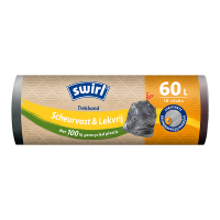 Vuilniszakken met trekband 60 liter | 10 stuks | Swirl SSW00074