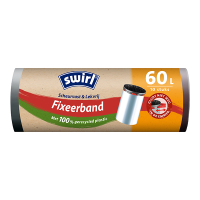 Swirl vuilniszakken met fixeerband 60 liter | Voor pedaalemmers | 10 stuks SSW00092