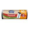 Swirl vuilniszakken met fixeerband 60 liter | Voor pedaalemmers | 10 stuks