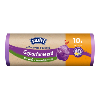 Swirl vuilniszakken met trekband 10 liter | Vanille en Lavendel | 14 stuks SSW00096
