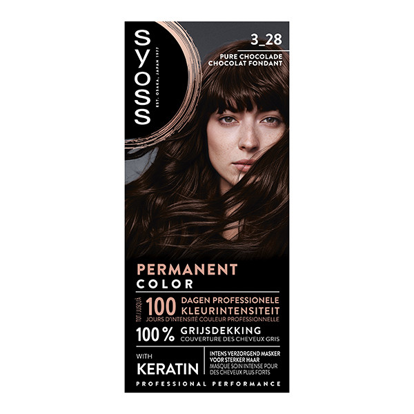 Syoss Baseline Colors 3-28 Pure Chocolade Haarverf  SSY00198 - 1