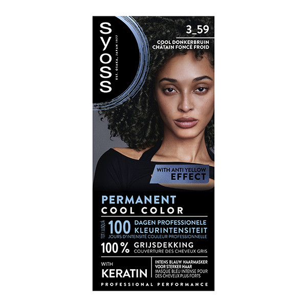 Syoss Baseline Colors 3-59 Cool Donkerbruin Haarverf  SSY00202 - 1