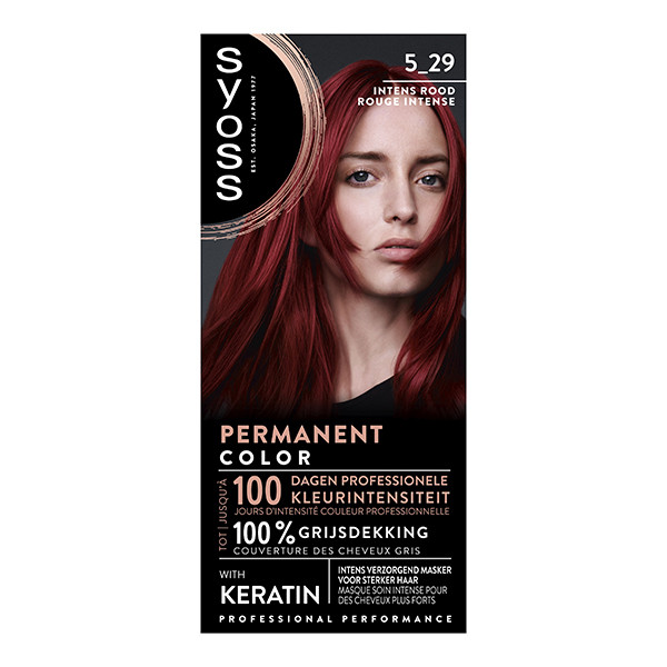 Syoss Baseline Colors 5-29 Intense Rood Haarverf  SSY00218 - 1