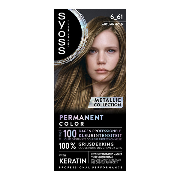 Syoss Baseline Colors Metallic Collection 6-61 Autumn Gold Haaverf  SSY00224 - 1