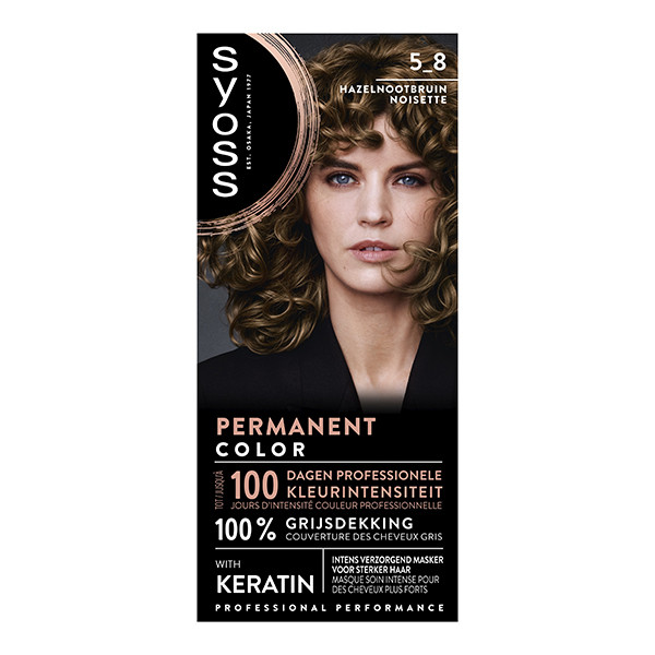Syoss Colors 5-8 Hazelnootbruin Haarverf  SSY00220 - 1