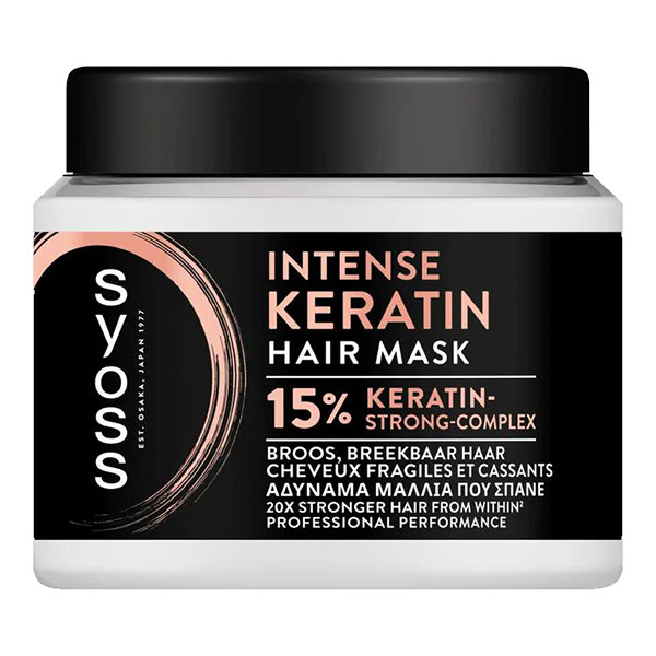 Syoss Intense Keratin Haarmasker (400 ml)  SSY00286 - 1