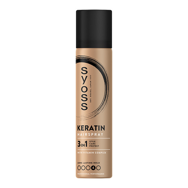 Syoss Keratin Haarspray Reisformaat (75 ml)  SSY00268 - 1