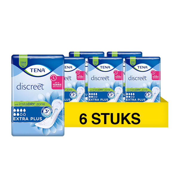 Tena Aanbieding: TENA Discreet Extra Plus (6 verpakkingen - 16 stuks)  STE00195 - 1