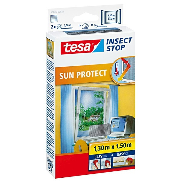 Tesa Insect Stop Sun Protect raam (130 x 150 cm)  STE00009 - 1