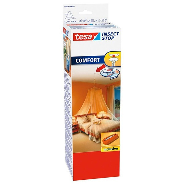 Tesa Insect Stop comfort klamboe (1250 x 250 cm)  STE00023 - 1